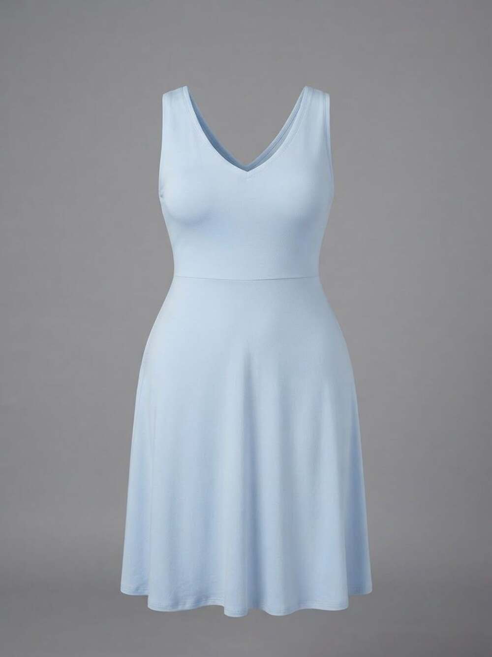 A New Day Sleeveless Midi Dress Size Large Light Blue